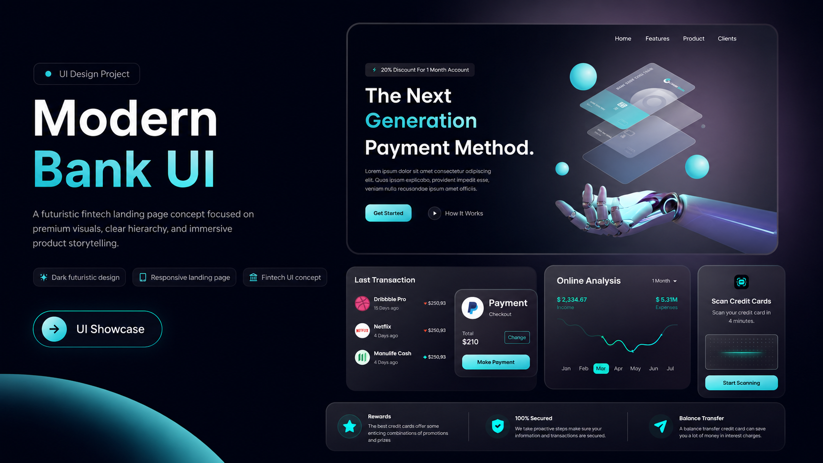 Modern Bank UI